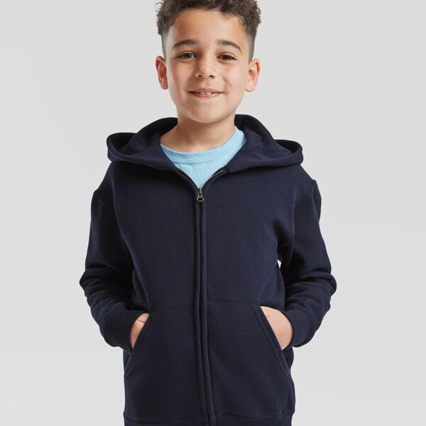Kids classic hooded sweatshirt jacket Thumbnail