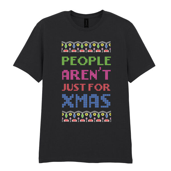 People Aren't Just For Xmas - Jumper T-Shirt Thumbnail