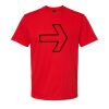Softstyle™ midweight adult t-shirt Thumbnail